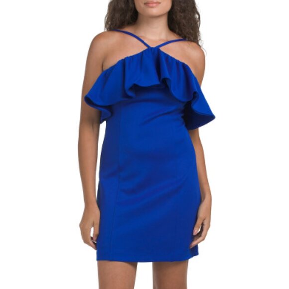 JEWEL BY BADGLEY MISCHKA Ruffle Top Mini Dress - Picture 3 of 4